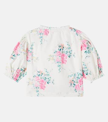 Floral cotton top | C'era Una Volta