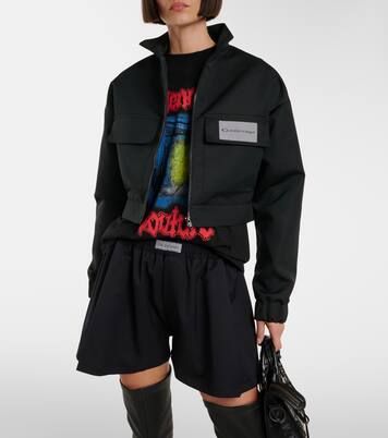 Cropped-Trainingsjacke aus Faille | Balenciaga