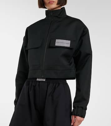 Cropped-Trainingsjacke aus Faille | Balenciaga