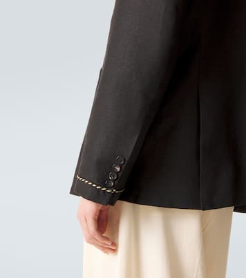 Veste de costume Bullion Card en lin | Bode
