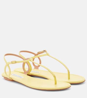Almost Bare leather thong sandals | Aquazzura