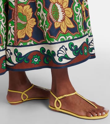 Almost Bare leather thong sandals | Aquazzura