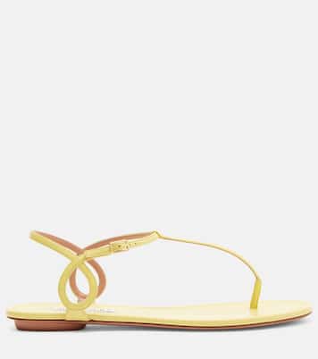 Almost Bare leather thong sandals | Aquazzura