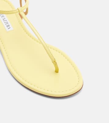 Almost Bare leather thong sandals | Aquazzura