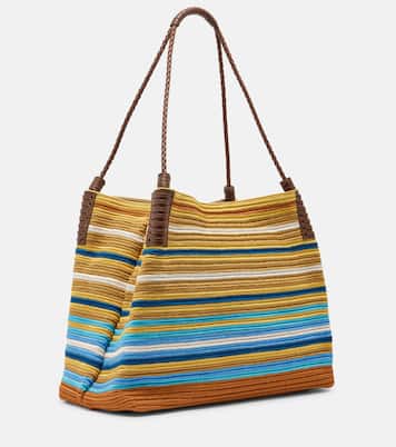 Libra Medium striped tote bag | Etro