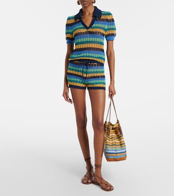 Libra Medium striped tote bag | Etro