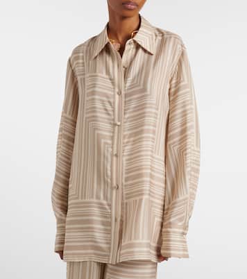 Atlan印花真丝衬衫 | Joseph