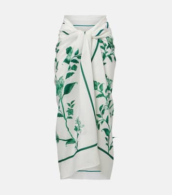 Pareo Lavanda aus Baumwolle und Seide | Agua by Agua Bendita