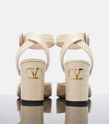 Sandalen Fawcette aus Leder | Valentino Garavani