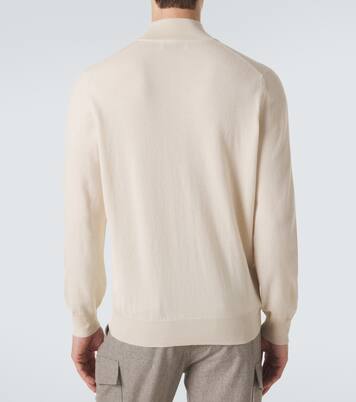 Cashmere half-zip sweater | Brunello Cucinelli