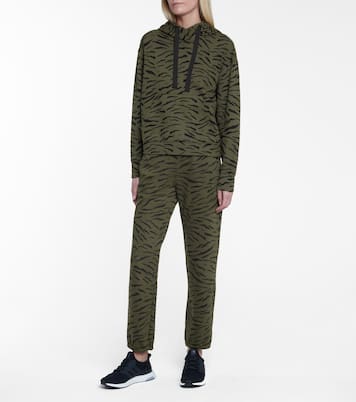 Roseanne printed cotton hoodie | Velvet