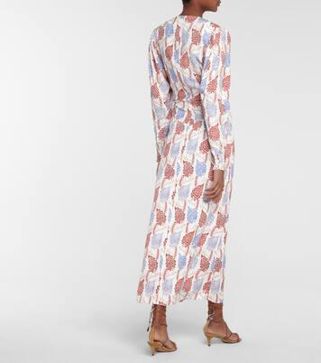 Robe midi Bagenia à fleurs | Isabel Marant