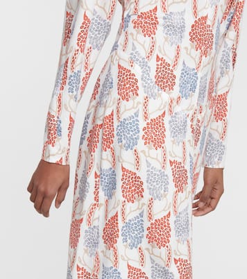 Robe midi Bagenia à fleurs | Isabel Marant