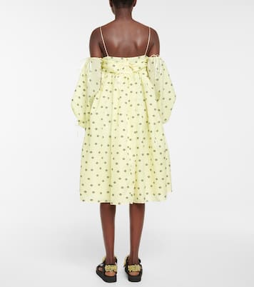 Robe midi Bethany à fleurs | Cecilie Bahnsen