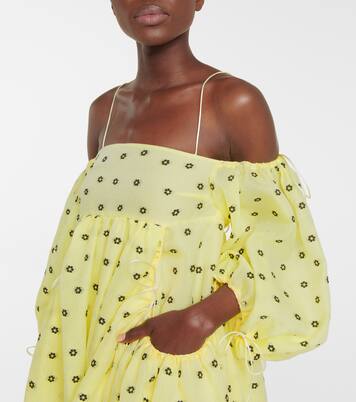 Robe midi Bethany à fleurs | Cecilie Bahnsen