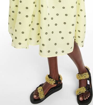 Robe midi Bethany à fleurs | Cecilie Bahnsen