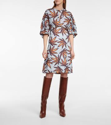 Robe Fantasy Leaves imprimée en coton | Dorothee Schumacher