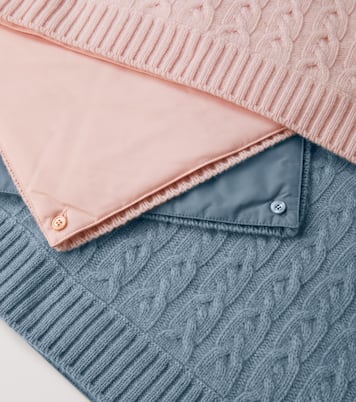 Cable-knit cashmere blanket | Loro Piana