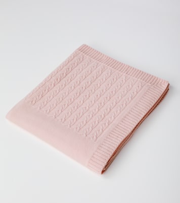 Cable-knit cashmere blanket | Loro Piana