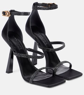 Sandalen Fendace aus Satin | Versace