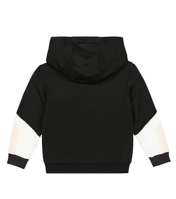 Sweat-shirt à capuche en coton mélangé | Balmain Kids