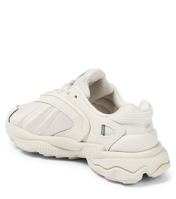 Oztral J leather mesh-trimmed sneakers | Adidas Originals Kids