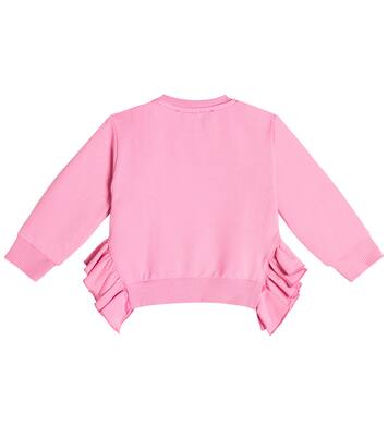 Baby Medusa cotton-blend jersey sweatshirt | Versace Kids