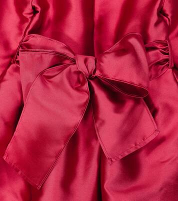 Pleated taffeta dress | Il Gufo