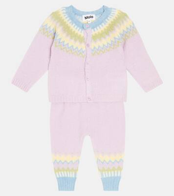 Baby - Cardigan e pantaloni in misto lana | Molo