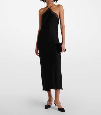 Planet Queen 70 satin mules | Christian Louboutin