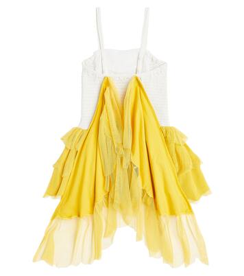 Embroidered ruffled tulle dress | Stella McCartney Kids