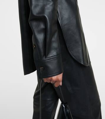 Leather overshirt  | Toteme