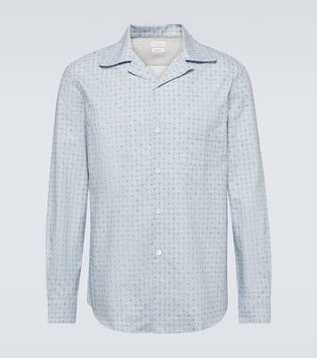 Printed cotton shirt | Brunello Cucinelli