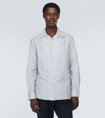 Printed cotton shirt | Brunello Cucinelli