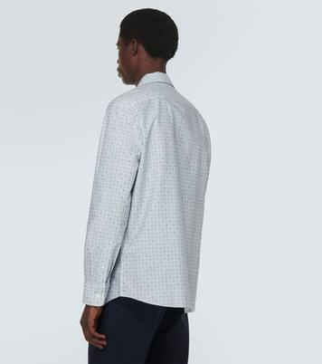 Printed cotton shirt | Brunello Cucinelli