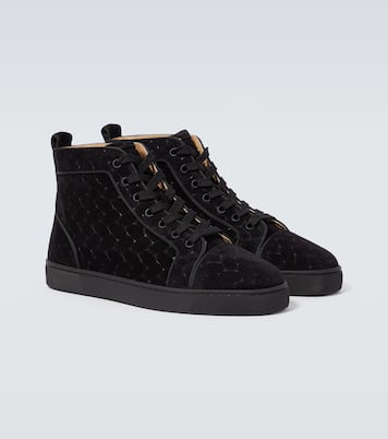 Louis suede high-top sneakers | Christian Louboutin