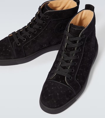 Louis suede high-top sneakers | Christian Louboutin