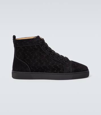 Louis suede high-top sneakers | Christian Louboutin