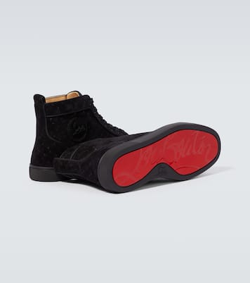 Louis suede high-top sneakers | Christian Louboutin