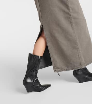 Philo 데님 맥시 스커트 | Acne Studios