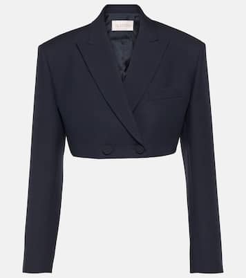 Cropped-Blazer aus Crepe Couture | Valentino