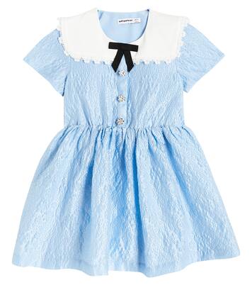 Bow-detail floral dress | Self-Portrait Kids