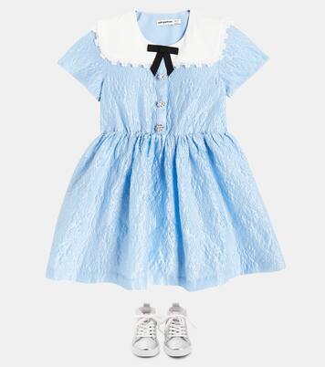 Bow-detail floral dress | Self-Portrait Kids