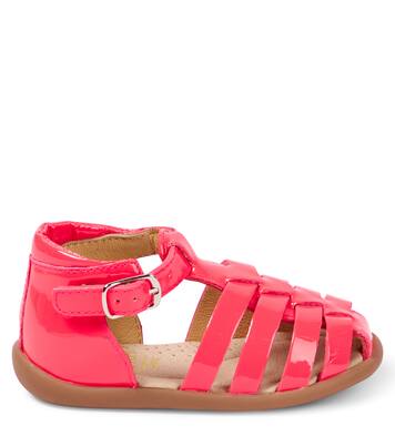 Baby Stand-Up Strap patent leather sandals | Pom d'Api