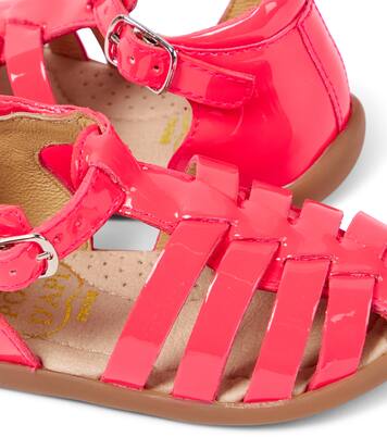 Baby Stand-Up Strap patent leather sandals | Pom d'Api