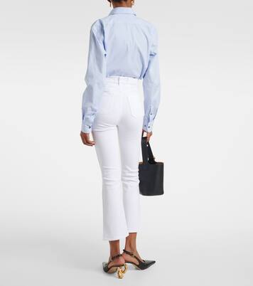 Jeans flared cropped de tiro alto | 7 For All Mankind