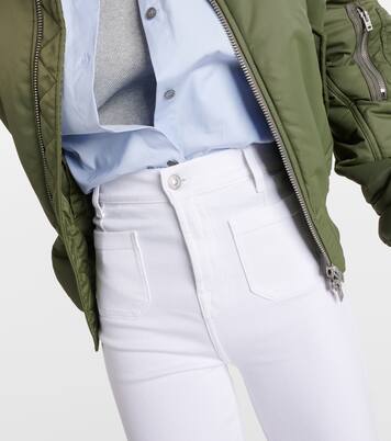Jeans flared cropped de tiro alto | 7 For All Mankind