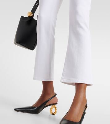 Jeans flared cropped de tiro alto | 7 For All Mankind