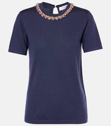 Pull en laine et soie | Carolina Herrera