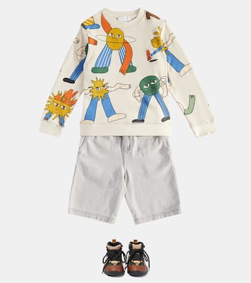 Printed cotton jersey sweatshirt | Stella McCartney Kids